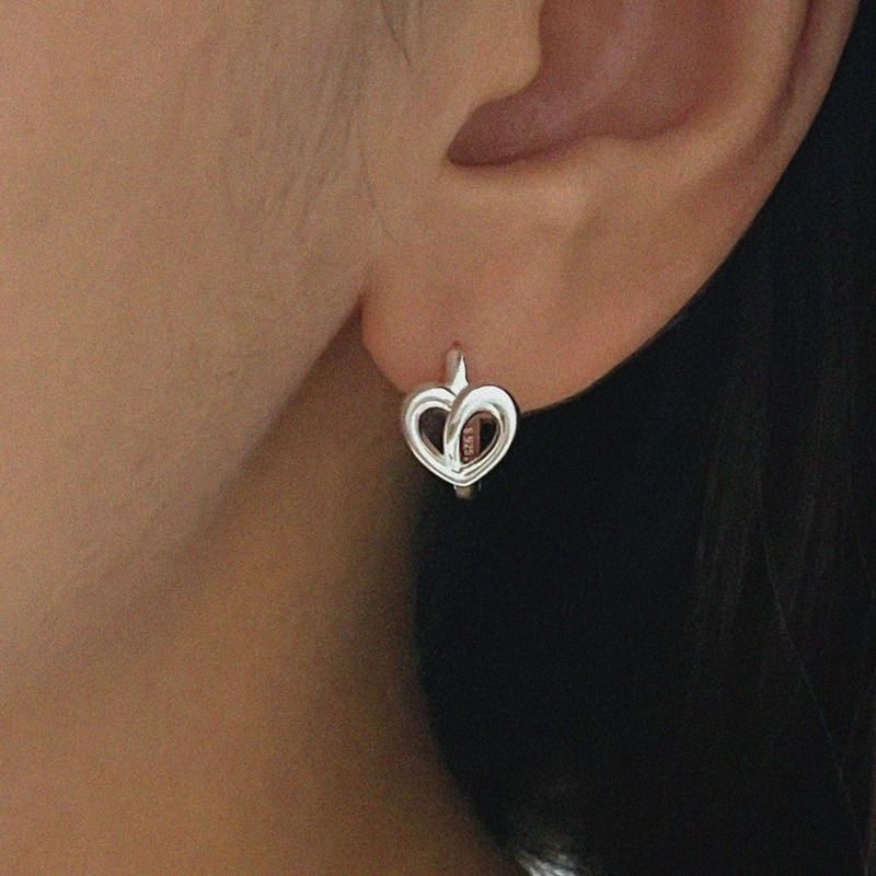 [sale] silver925 petit heart earring