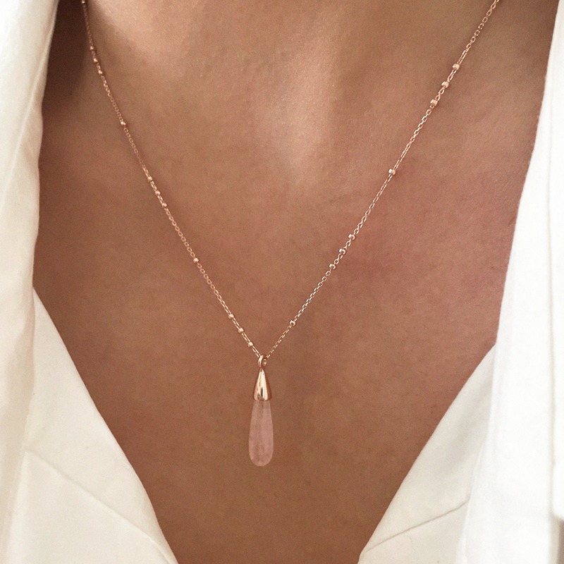 [sale] silver925 plum necklace (2color)