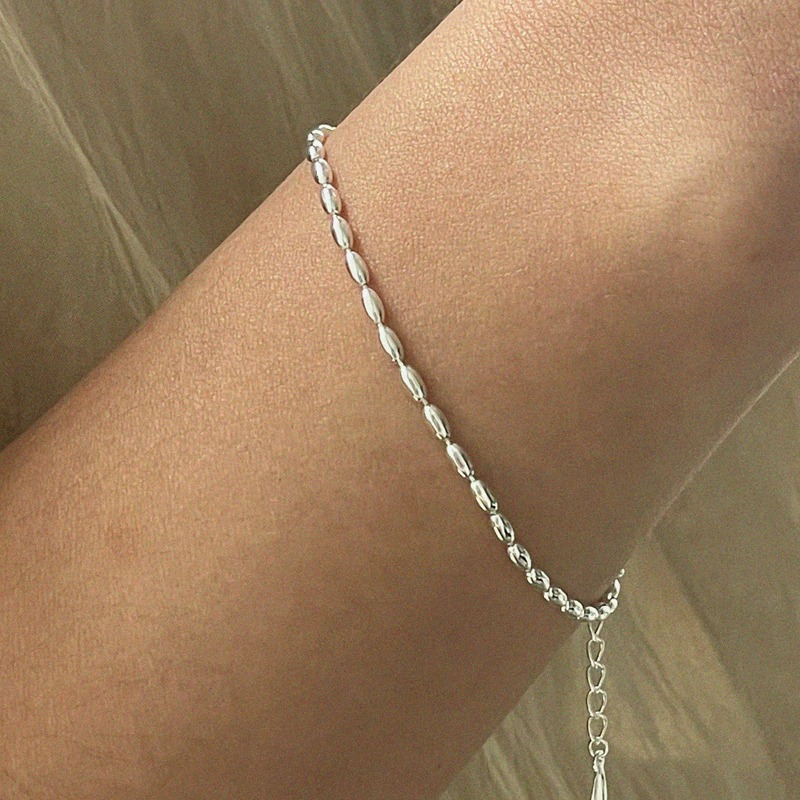 silver925 slim frank bracelet