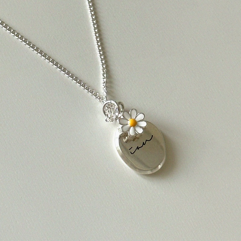 [어른용] silver925 circle daisy necklace