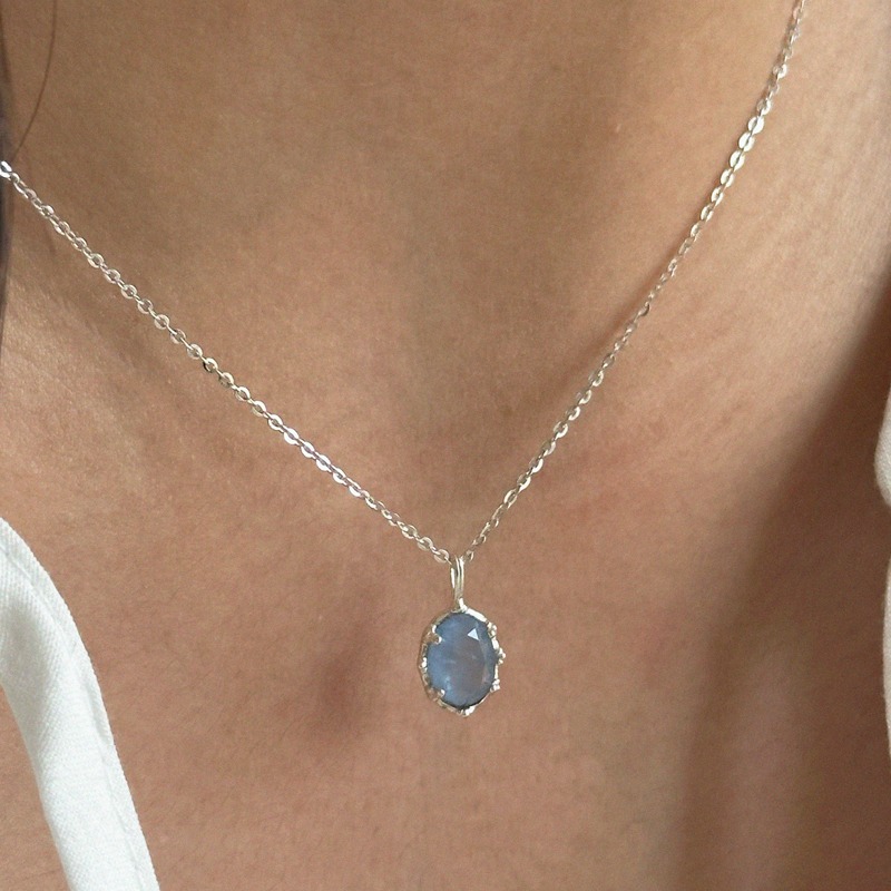 [6/26일 예약 발송/단독 주문 필수] silver925 marin necklace
